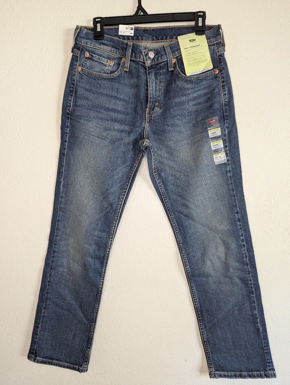 NWT Levi's 514 Straight Jeans Men's Size 30x30